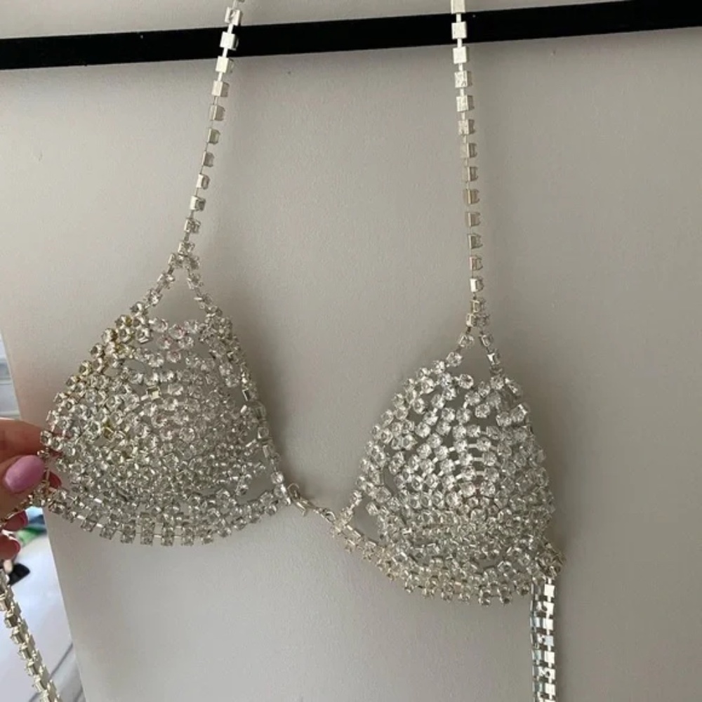 MEOW! Rhinestone bra - Picture 4 of 15